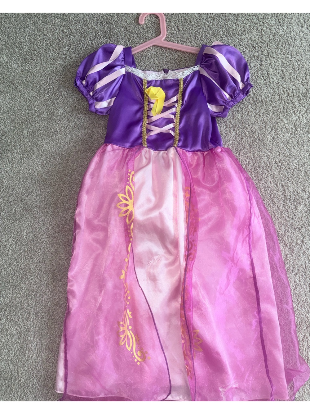 Amazon Purple and Pink Princess Dress-Up Gown with Gold Trim